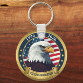 250th Anniversary USA Patriotic | 1776–2026 キーホルダー (正面)