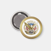 250th Anniversary USA Patriotic | 1776–2026 マグネット (正面/裏面)