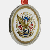 250th Anniversary USA Patriotic | 1776–2026 メタルオーナメント (右)