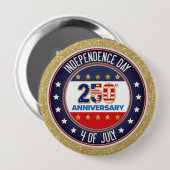 250th Anniversary USA Patriotic | 1776–2026 缶バッジ (正面&裏面)