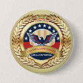 250th Anniversary USA Patriotic | 1776–2026 Button 缶バッジ (正面)