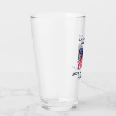 250th Anniversary USA Patriotic American Flag Pint タンブラーグラス (右)