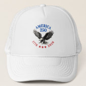 250th Anniversary USA Patriotic Bald Eagle キャップ (正面)