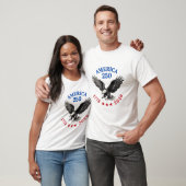 250th Anniversary USA Patriotic Bald Eagle Tシャツ (ユニセックス)