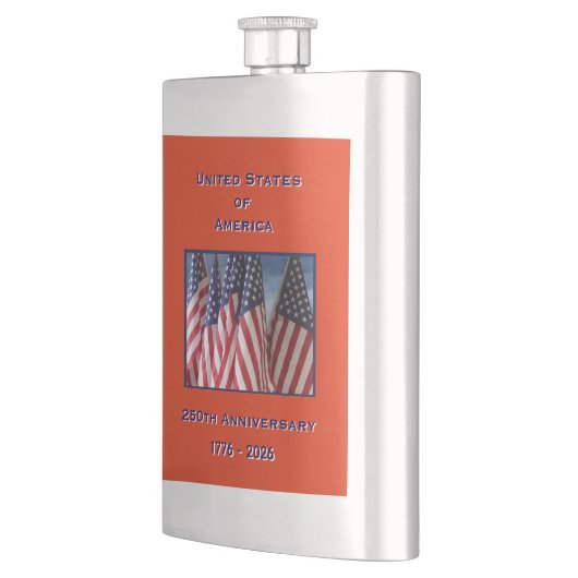 250th Anniversary USA Patriotic Flags フラスク (左)