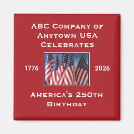 250th Anniversary USA Patriotic Flags  マグネット