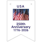 250th Anniversary USA Patriotic Flags Banner バンティングフラッグ (第2の旗)