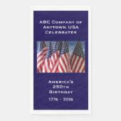 250th Anniversary USA Patriotic Flags Paper (正面)