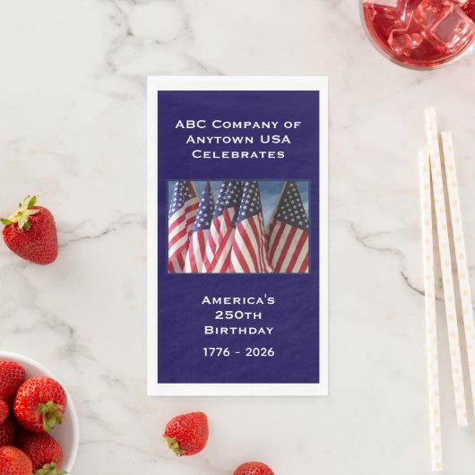 250th Anniversary USA Patriotic Flags Paper (インサイチュ)