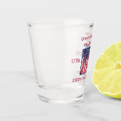 250th Anniversary USA Patriotic Keepsake ショットグラス (左)