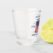 250th Anniversary USA Patriotic Keepsake  ショットグラス (左)