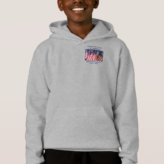 250th Anniversary USA Patriotic Pullover Hoodie (正面)
