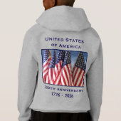 250th Anniversary USA Patriotic Pullover Hoodie (裏面)