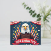 250th birthday インビテーションポストカード (スタンド正面)