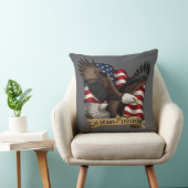 250th Birthday of America Throw Pillow クッション (椅子)