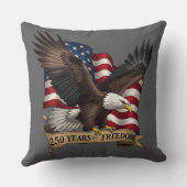 250th Birthday of America Throw Pillow クッション (裏面)