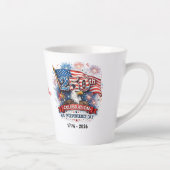 250th Celebration US Independence Day 1776 - 2026 カフェラテマグ (右)