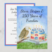 250th Independence Day 招待状 (正面/裏面)