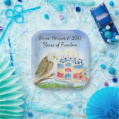 250th Independence Day Bald Eagle ペーパープレート (パーティー)