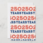 250th Independence Statue of Liberty Party 招待状 (裏面)