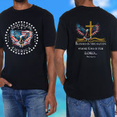 250th US Anniversary Men God Bless America  トライブレンドＴシャツ