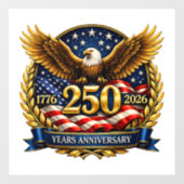 250th USA Anniversary Eagle Emblem  ウィンドウサイン (シート)