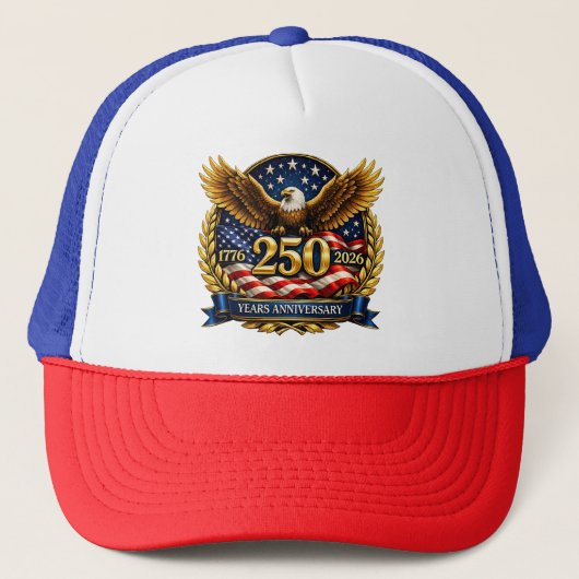 250th USA Anniversary Eagle Emblem  キャップ (正面)