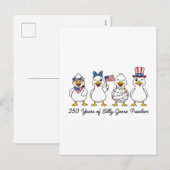 250th Years of Silly Goose Freedom Semiquincentenn シーズンポストカード (正面/裏面)