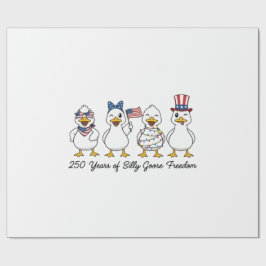 250th Years of Silly Goose Freedom Semiquincentenn ラッピングペーパー