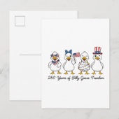 250th Years of Silly Goose Freedom Semiquincentenn 案内ポストカード (正面/裏面)