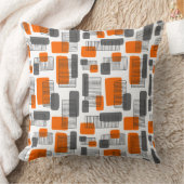 251215 -オレンジおよび灰色 クッション (ブランケット)