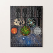 252ピースを下る1と0だ ジグソーパズル (縦)