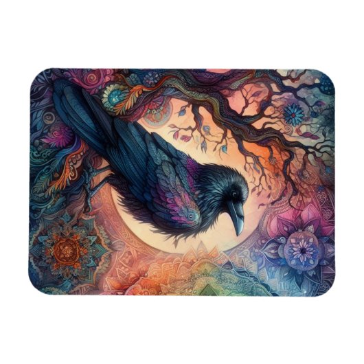 252片烏命曼荼羅の木異教の マグネット (横)