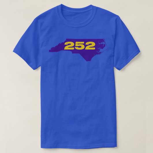 252紫と金ゴールド Tシャツ (デザイン正面)