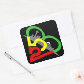 253シアトルステッカー スクエアシール (封筒)