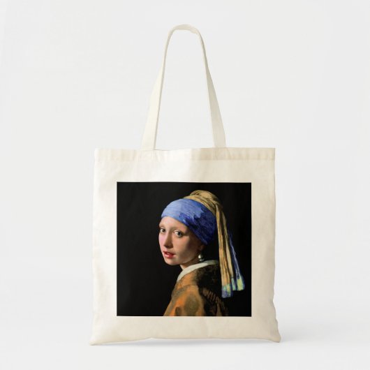2534-Johannes Vermeer Girl with a Pearl Earring トートバッグ (正面)