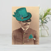 253.覆いをかけた帽子屋さん 招待状 (スタンド正面)