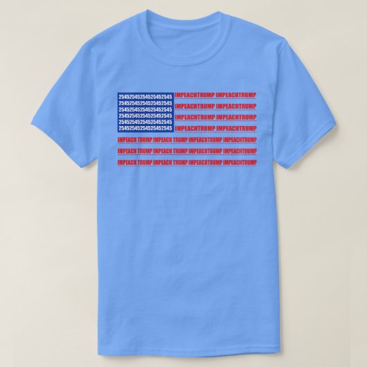 2545弾劾アメリカ国旗 Tシャツ (デザイン正面)