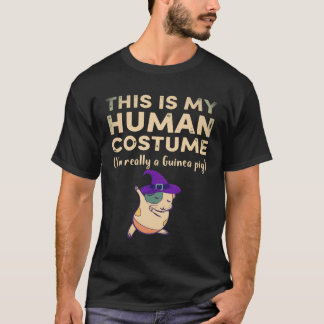 25 これが私の人間のコスチューム モルモットです Tシャツ