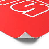 25%オフ販売の看板、店舗全体のディスカウントレッドセール ポスター (角)