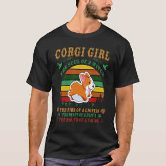 25 コーギー 魔法使いの魂 コーギー Tシャツ