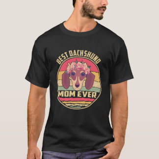 25 ベスト ダックスフンド ママ いつまでも ビンテージ Tシャツ
