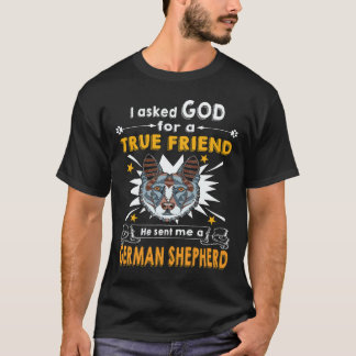 25 本当の友達を神様に願ったらドイツ人が来た Tシャツ