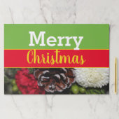 25 枚のクリスマス ペーパー プレイスマット (インサイチュ)