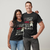 25 私のビーグルとワインを飲んで遊ぼう Tシャツ (ユニセックス)