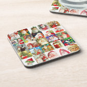 25 違う Santas Version 3 コースター (左側)
