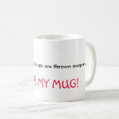 25,000,000,000個の発泡スチロールのコップは投げられた遠くに賛成…です コーヒーマグカップ (正面右)