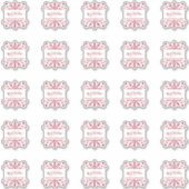 25 2"X2"のスノーフレークパーソナライズされたギフトラベル シール (正面)