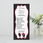 25 4時間365日の結婚式 プログラムフォーマルハットエレガントレトロ プログラム (スタンド正面)