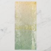 25 4時間365日の結婚式 プログラムヴィンテージフローラアンティーク プログラム (裏面)